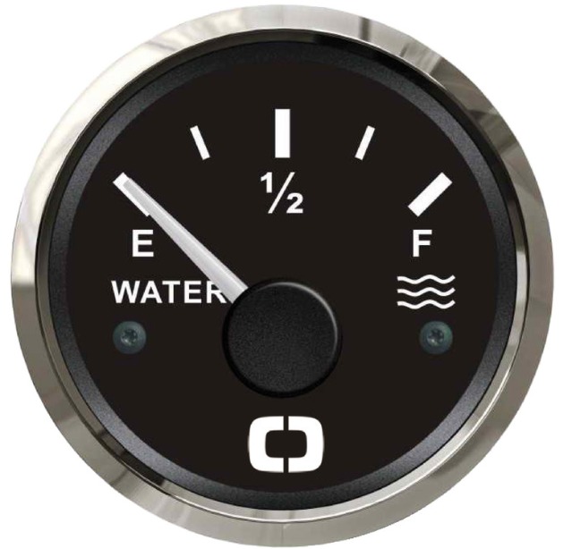 WATER LEVEL GAUGE  BLACK/GLOSSY-240/33 ohm