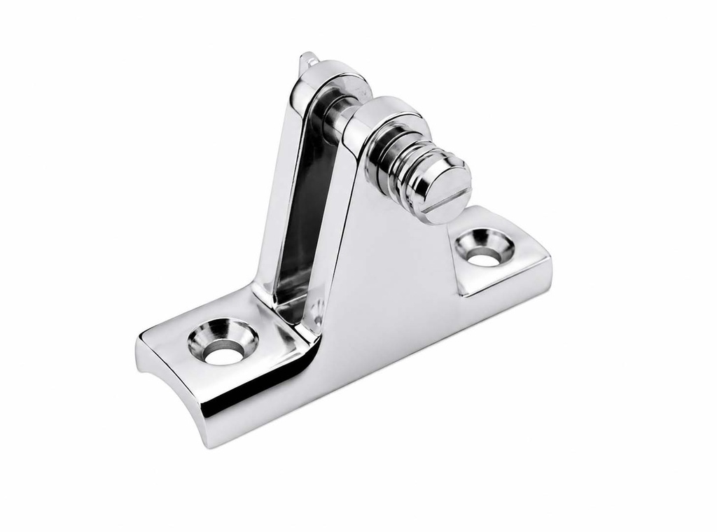 SS CONCAVE BASE DECK HINGE REMOVABLE PIN 25 MM 316