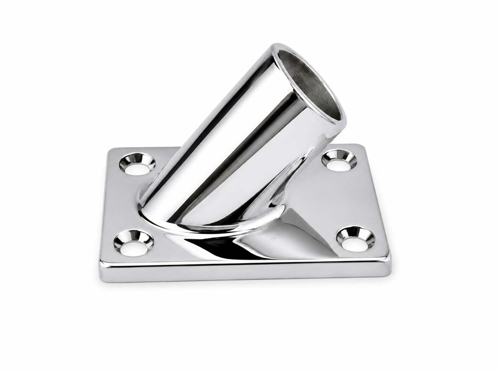 SS RECTANGULAR BASE, 45 DEG 7/8"