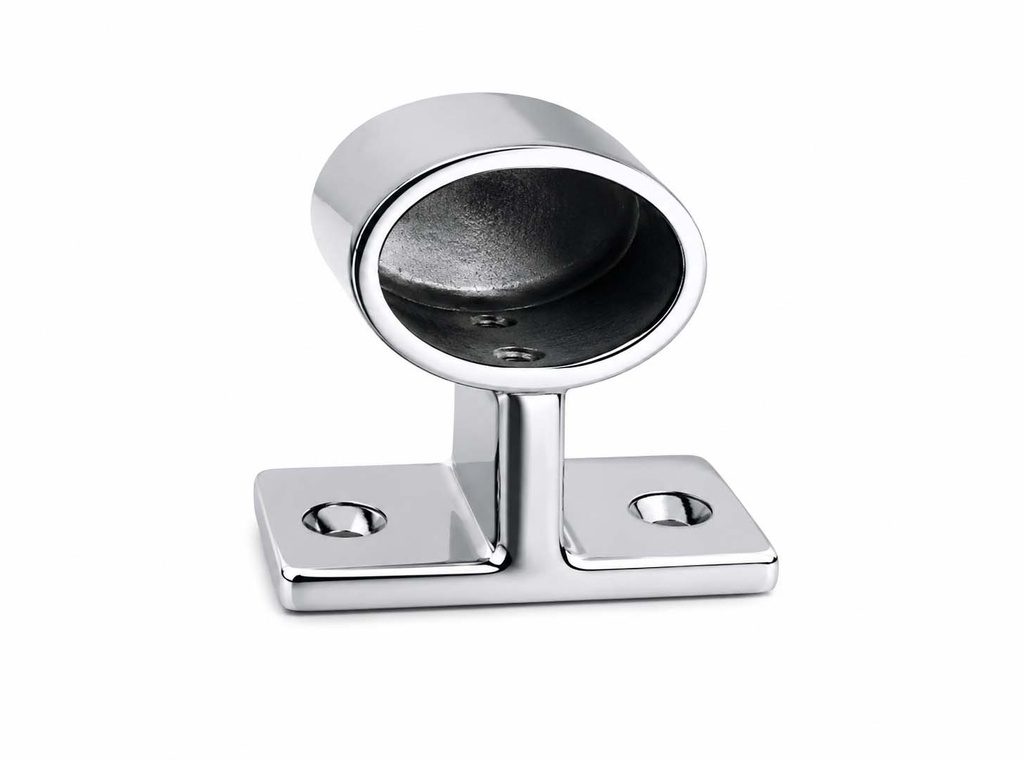 SS HANDRAIL STANCHION FORWARD 60 DEGREE 22 MM 316