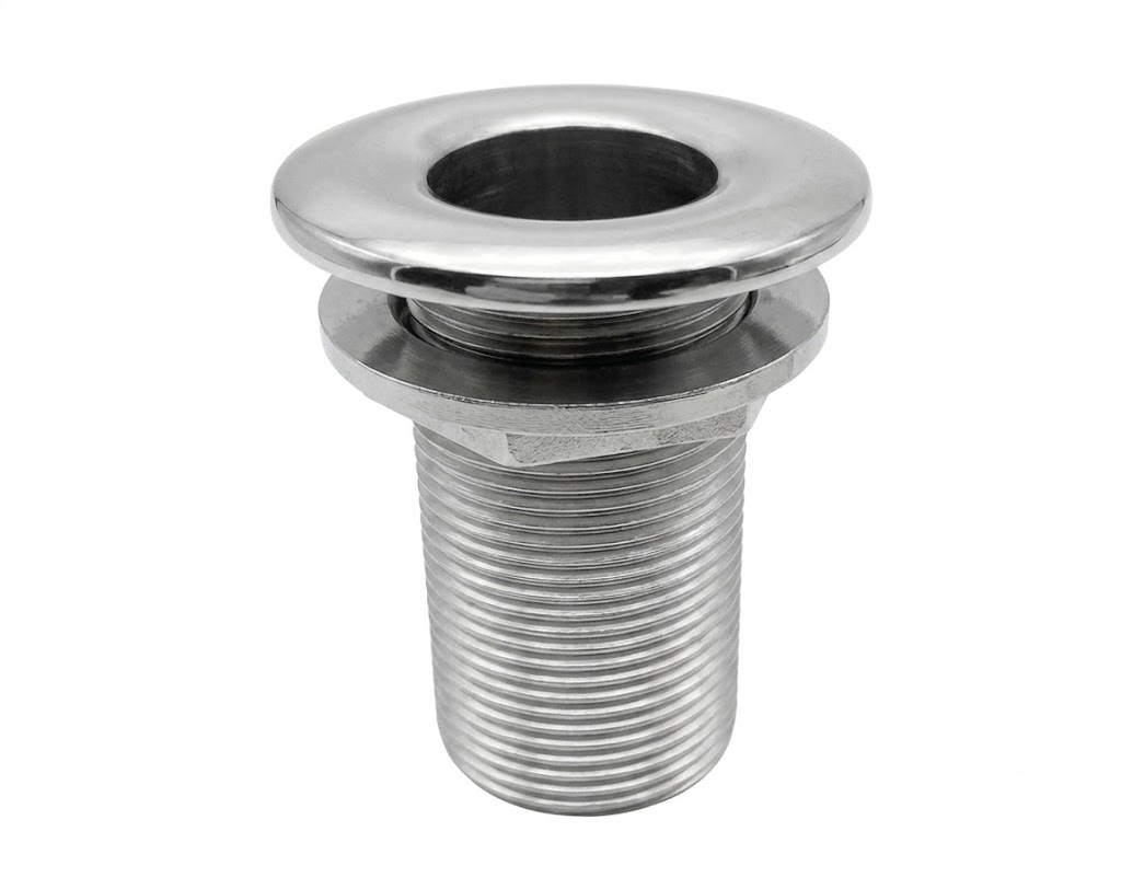 SS THRU-HULL OUTLET 1" 316