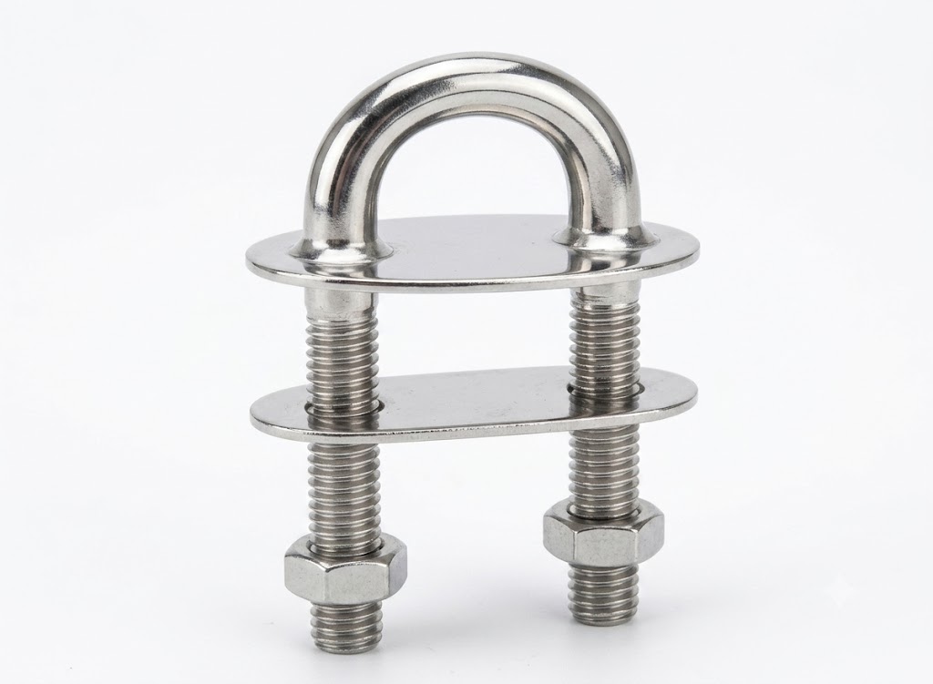SS U BOLTS 3/8" X 2-5/8" X 4-1/2" 316