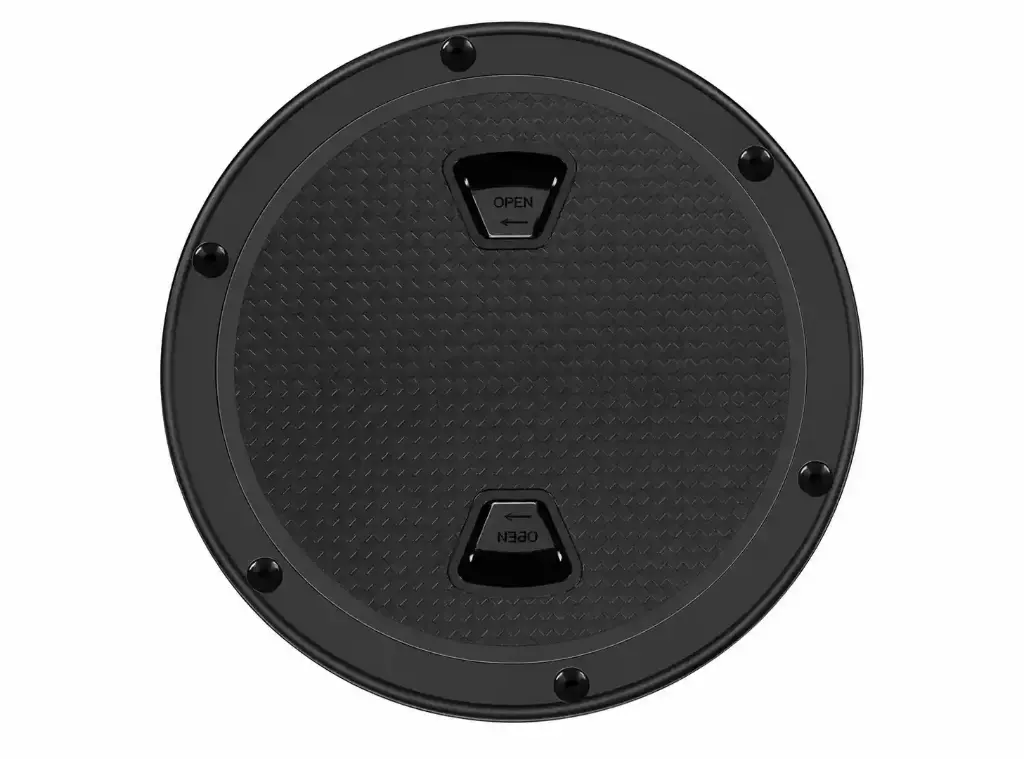 ABS PLASTIC DECK PLATE 4 INCH BLACK
