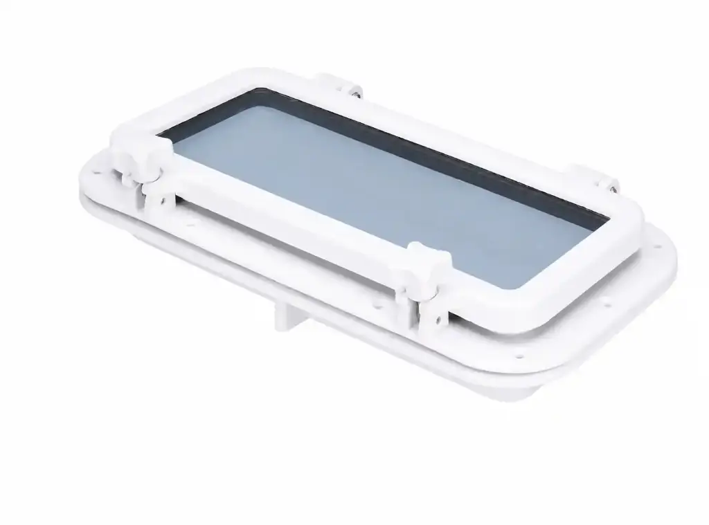 ABS RECTANGULAR PORTHOLE WHITE 400X200MM