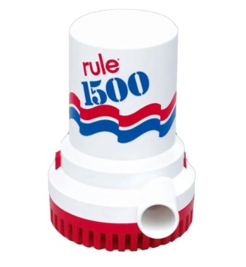 RULE BILGE PUMP 1500GPH 12V ( NON AUTO)