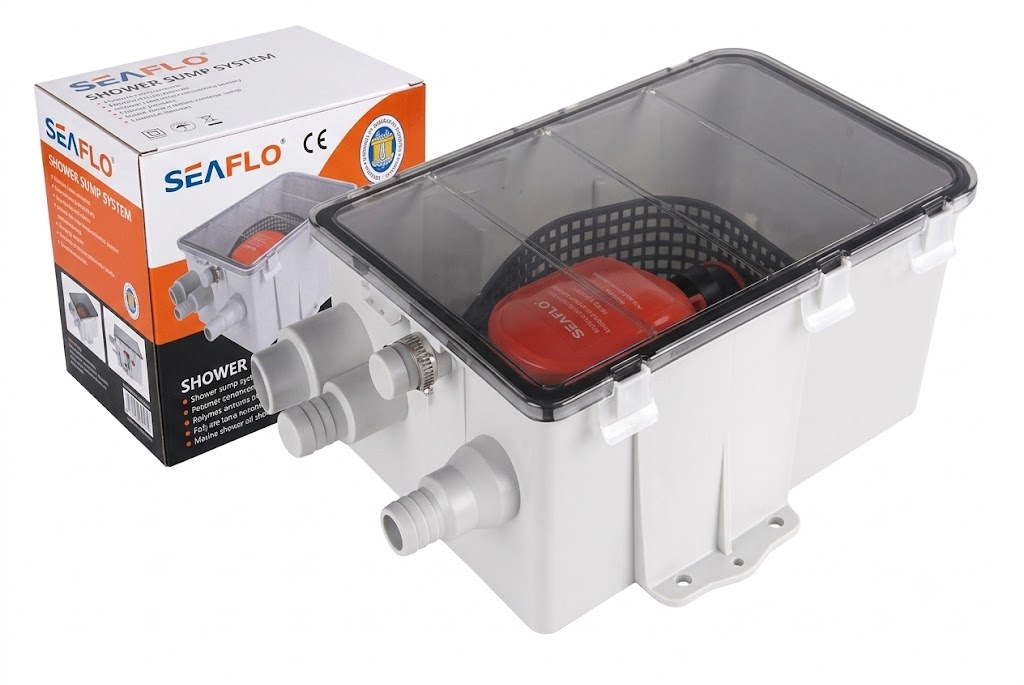 SHOWER SUMP PUMP SYSTEM 12V,750 GPH 
