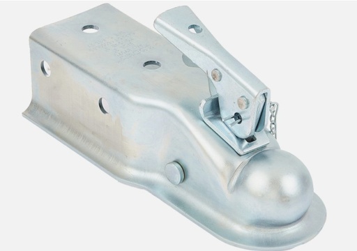 [1BJY-TC-06Z] TRAILER COUPLER BALL SIZE : 2" CHANNEL SIZE : 3" CAPACITY : 3500LBS