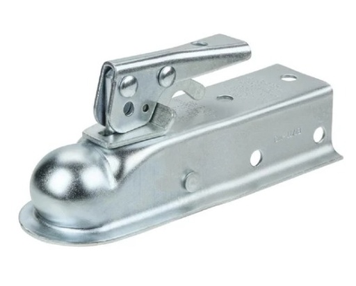 [1BJY-TC-06Z] TRAILER COUPLER BALL SIZE : 2" CHANNEL SIZE : 3" CAPACITY : 3500LBS