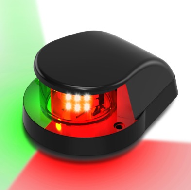 [BLACK CASING] NAVIGATION LIGHT BLACK CASING BI-COLOR BOW LIGHT PC MATERIAL