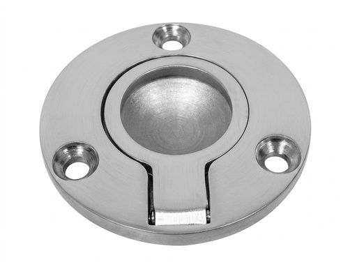 [LD011-04-01] SS ROUND FLUSH LIFT RING 50 X 50 MM 316