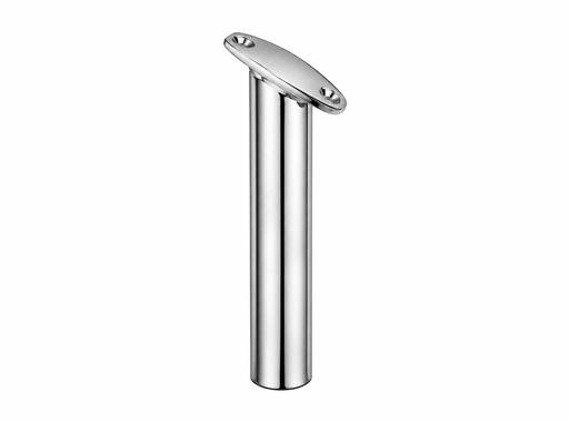 [LD016-01-01] SS HEAVY FLUSH MOUNT ROD HOLDER 15 DEG 316