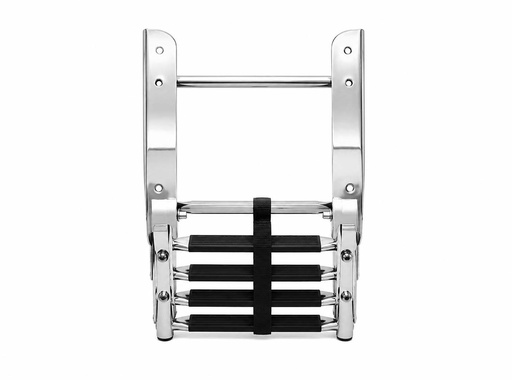 [LD018-11-01] SS TELESCOPING LADDER WITH WIDER SPRING 4 STEP 316