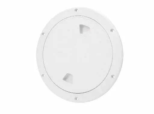 [LD021-05-03] ABS PLASTIC DECK PLATE 8 INCH WHITE