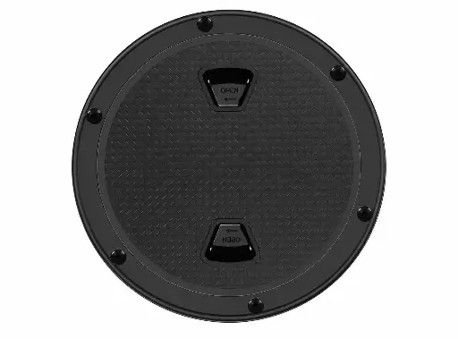 [LD021-05-04] ABS PLASTIC DECK PLATE 4 INCH BLACK