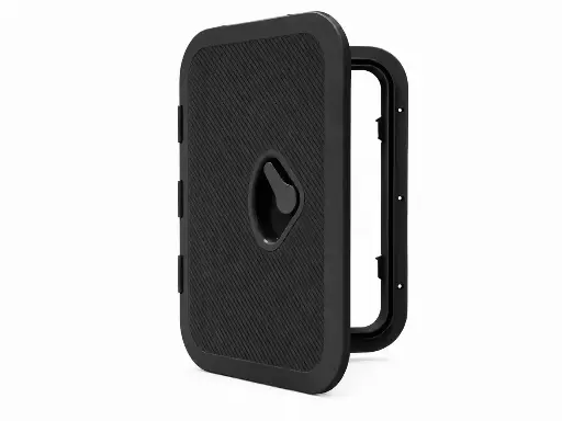 [SFRE1-270-375-01] ABS HATCH 270X375MM BLACK