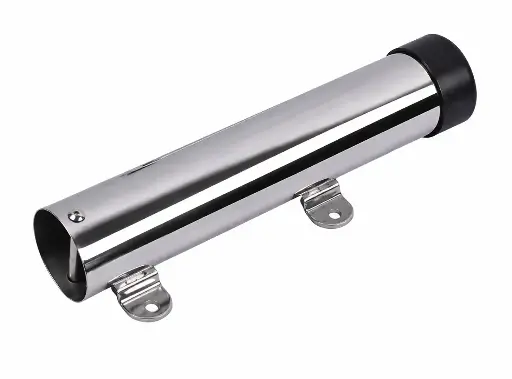 [LD016-05-01] 316 Stainless Steel Fishing Rod Holder – 90° Mount, 10 inch Tube, 1-3/4 inch