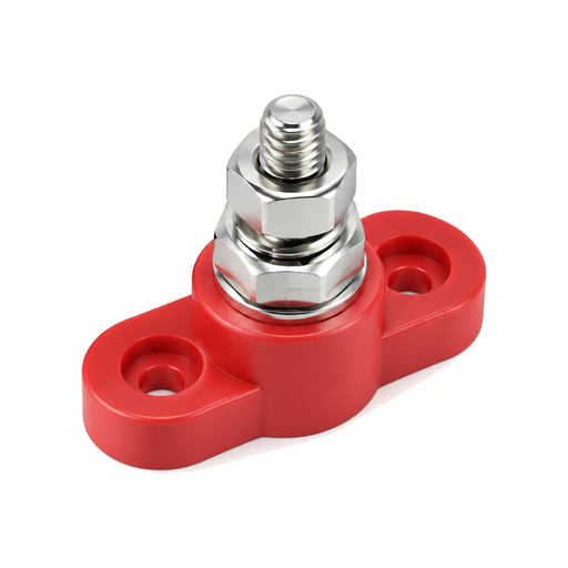 [BB1- 1A RED] 1 Way Power Distrubution Block Red M 10