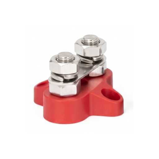 [BB2-1 Red] 2 Way Power Distribution Block Red M 10