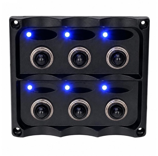[YJ-SPP024] 6 GANG TOGGLE SWITCH PANEL