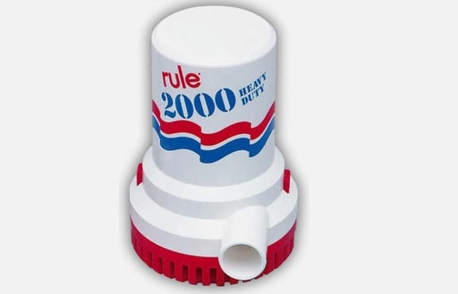RULE BILGE PUMP 2000 GPH 12V ( NON AUTO)